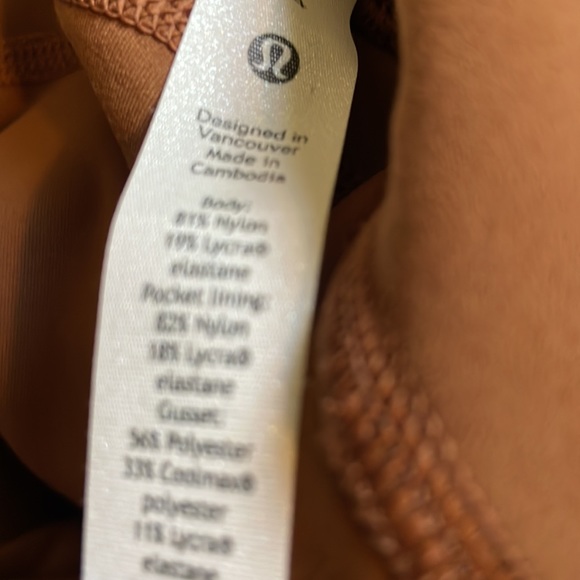 šLululemon groove super high rise flared pant NULU, roasted brown, 14 - Picture 3 of 4